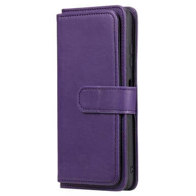 SKALO Samsung A22 5G 10-lokeroa Lompakkokotelo - Violetti