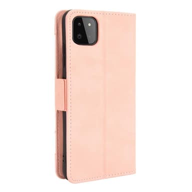 SKALO Samsung A22 5G 6-lokeroa Lompakkokotelo - Pinkki