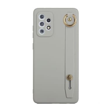 SKALO Samsung A52/A52s Käsihihna TPU-suojakuori - Harmaa