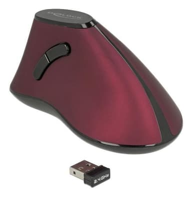 Ergonominen pystysuora optinen 5-painikkeinen hiiri, 2,4 GHz langaton