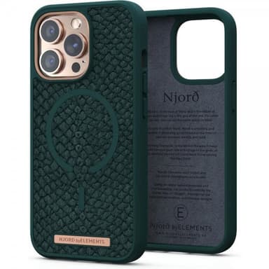 Njord by Elements iPhone 13 Pro Kuori Salmon Series Vihreä