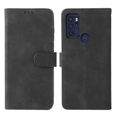 Retro lompakko Motorola Moto G60s - Musta