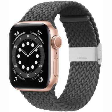 Punottu elastinen rannekoru Apple watch 6 (40mm) - skygrey