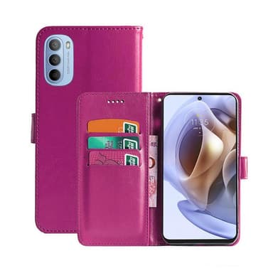 Lompakkokotelo 3-kortti Motorola Moto G31  - pinkki