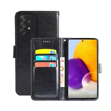 Samsung Galaxy A73 5G Lompakkokotelo 3-kortti  - musta