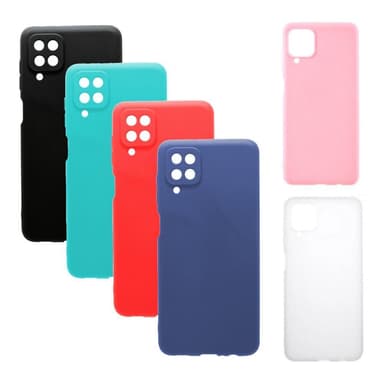 SKALO Samsung A12 Ultraohut TPU-kuori - Turkoosi