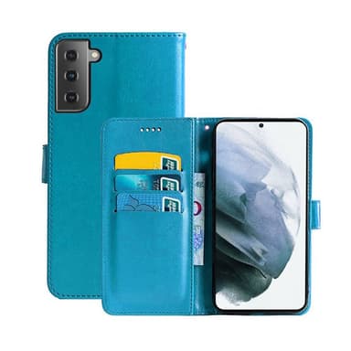 Lompakkokotelo 3-kortti Samsung Galaxy S22 Plus  - Vaaleansininen