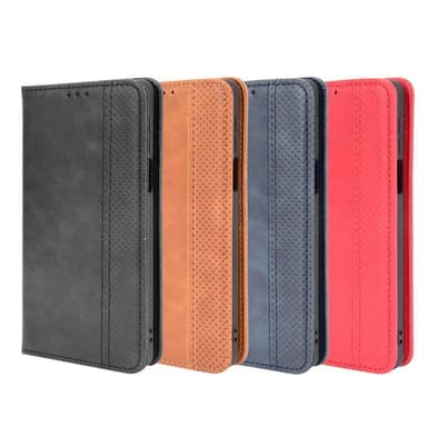 Wallet Stand Flip -puhelinkotelo Motorola Edge 20: lle - musta