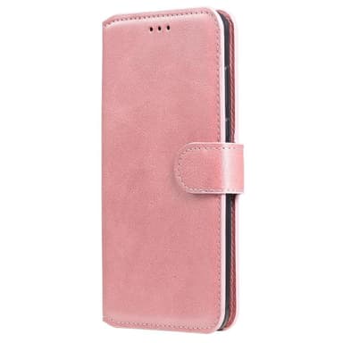 SKALO Samsung S21 FE Classic Lompakkokotelo - Ruusukulta