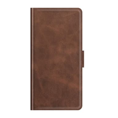 SKALO Samsung S21 FE Premium Wallet Lompakkokotelo - Ruskea