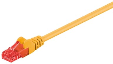 Goobay CAT 6 patch-kaapeli, U/UTP, keltainen