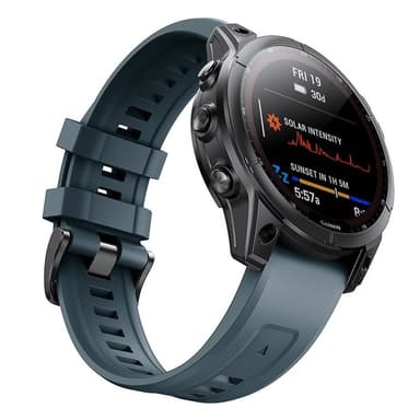 Sport Rannekoru Garmin Fenix 7 - harmaa sininen