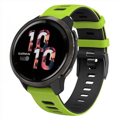 Twin Sport Rannekoru Garmin Venu 2 - Lime/musta