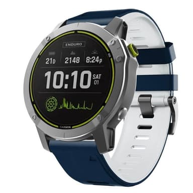 Twin Sport Rannekoru Garmin Fenix 7S - Siniharmaa