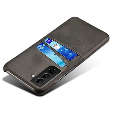 SKALO Samsung S22 PU-nahkainen Korttikotelo - Musta