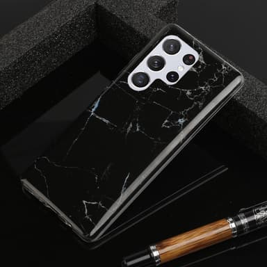 SKALO Samsung S22 Ultra Marmori TPU kuori - #1