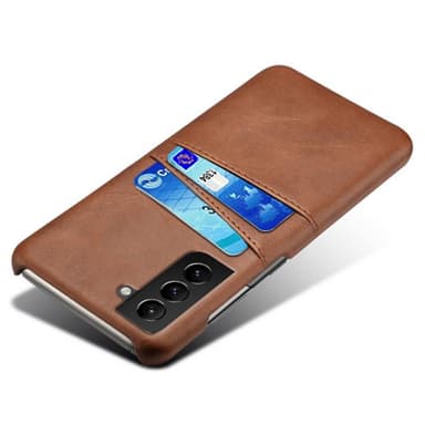 SKALO Samsung S22 PU-nahkainen Korttikotelo - Ruskea