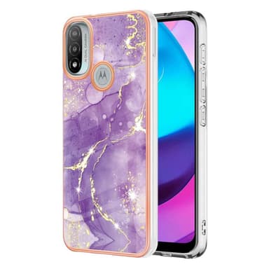 SKALO Moto E20/E30/E40 Marmori TPU kuori - #3