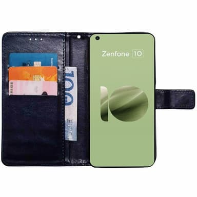 Lompakkokotelo 3-kortti Asus Zenfone 10 - Tummansininen