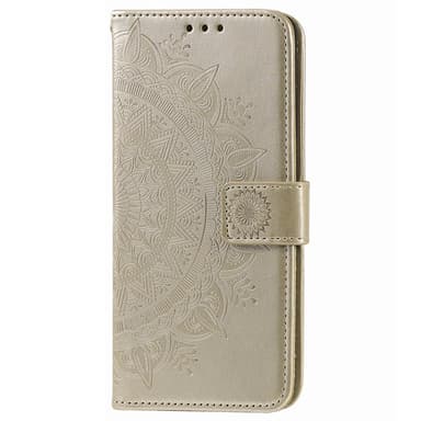 SKALO Sony Xperia 5 V Mandala lompakkokotelo - Kulta
