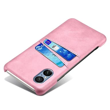 SKALO Sony Xperia 5 V PU-nahkainen Korttikotelo - Ruusukulta