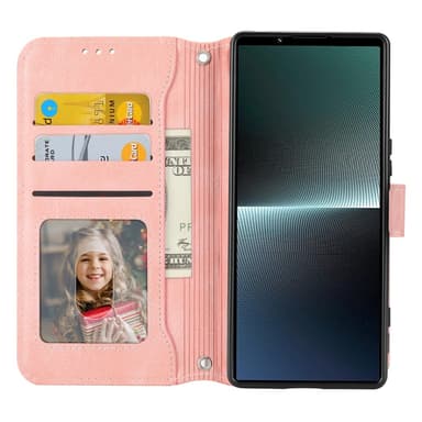 SKALO Sony Xperia 5 V Evelope Clutch 5-Lokeroa - Pinkki