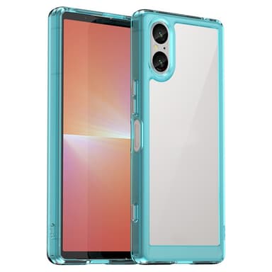 SKALO Sony Xperia 5 V Väri Puskurin Suojakuori - Turkoosi