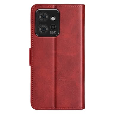 SKALO Motorola ThinkPhone 5G Premium Wallet Lompakkokotelo - Punainen