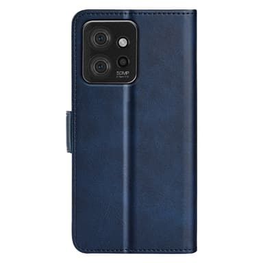 SKALO Motorola ThinkPhone 5G Premium Wallet Lompakkokotelo - Sininen