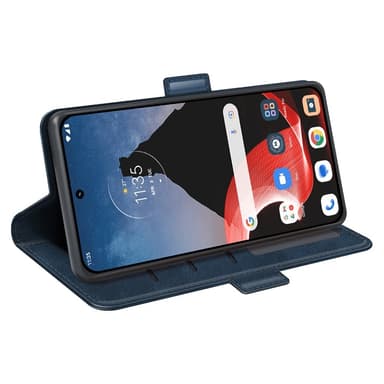 SKALO Motorola ThinkPhone 5G Premium Wallet Lompakkokotelo - Sininen
