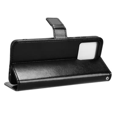 SKALO Motorola Moto G84 5G Lompakkokotelo PU-nahkaa - Musta
