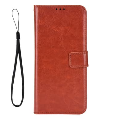 SKALO Motorola Moto G84 5G Lompakkokotelo PU-nahkaa - Ruskea