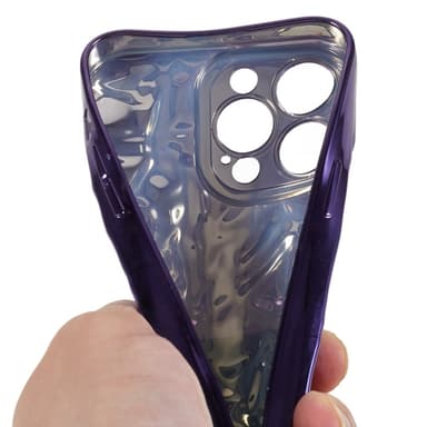 iPhone 15 Pro TPU Kuori Elektroplating Rypistynyt Epätasainen Puhelimen Suojakotelo