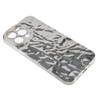 iPhone 15 Pro TPU Kuori Elektroplating Rypistynyt Epätasainen Puhelimen Suojakotelo