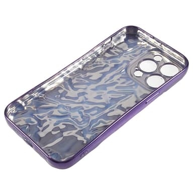 iPhone 15 Pro TPU Kuori Elektroplating Rypistynyt Epätasainen Puhelimen Suojakotelo