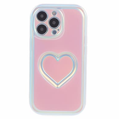 iPhone 15 Pro Max Case Shell TPU 3D -tehoste sydämen muotoon