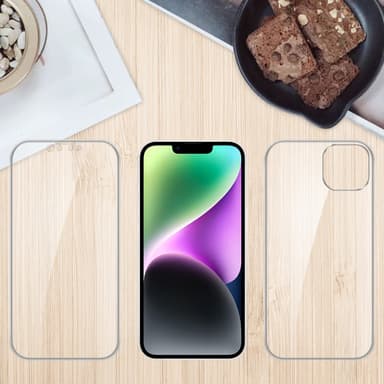 iPhone 14 PLUS Suojakuori Case Cover (Läpinäkyvä)