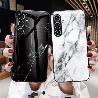 SKALO Samsung S24+ Marmori karkaistu lasi TPU-suojakuori - #3