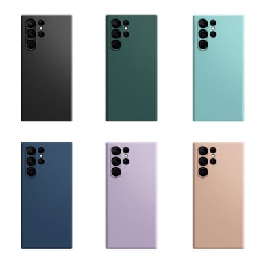 SKALO Samsung S24 Ultra Ultraohut TPU-kuori - Turkoosi