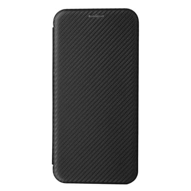SKALO Samsung S23 FE Carbon Fiber Lompakkokotelo - Musta