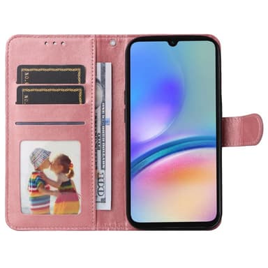 SKALO Samsung A05s 4G PU-nahkainen Lompakkokotelo - Pinkki