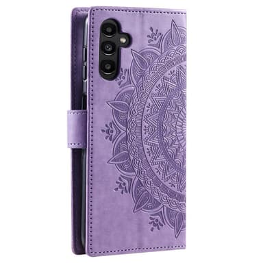 SKALO Samsung S23 FE Mandala lompakkokotelo - Violetti
