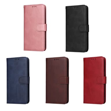 SKALO Samsung A05s 4G PU-nahkainen Lompakkokotelo - Pinkki