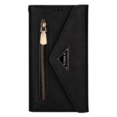 SKALO Samsung S24+ Evelope Clutch 8-Lokeroa - Musta