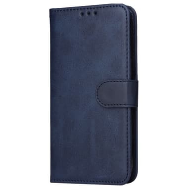 SKALO Samsung S24+ PU-nahkainen Lompakkokotelo - Sininen