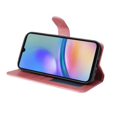 SKALO Samsung A05s 4G PU-nahkainen Lompakkokotelo - Pinkki