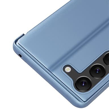SKALO Samsung S24+ Clear View Mirror Lompakko - Musta