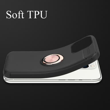 iPhone 14 PRO Suojakuori Kotelo (Musta)