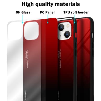 Suojakuori iPhone 14 PLUS Kotelo (Musta)