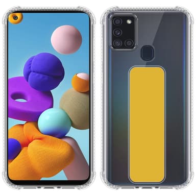 Samsung Galaxy A21s Suojakuori Kotelo (Keltainen)